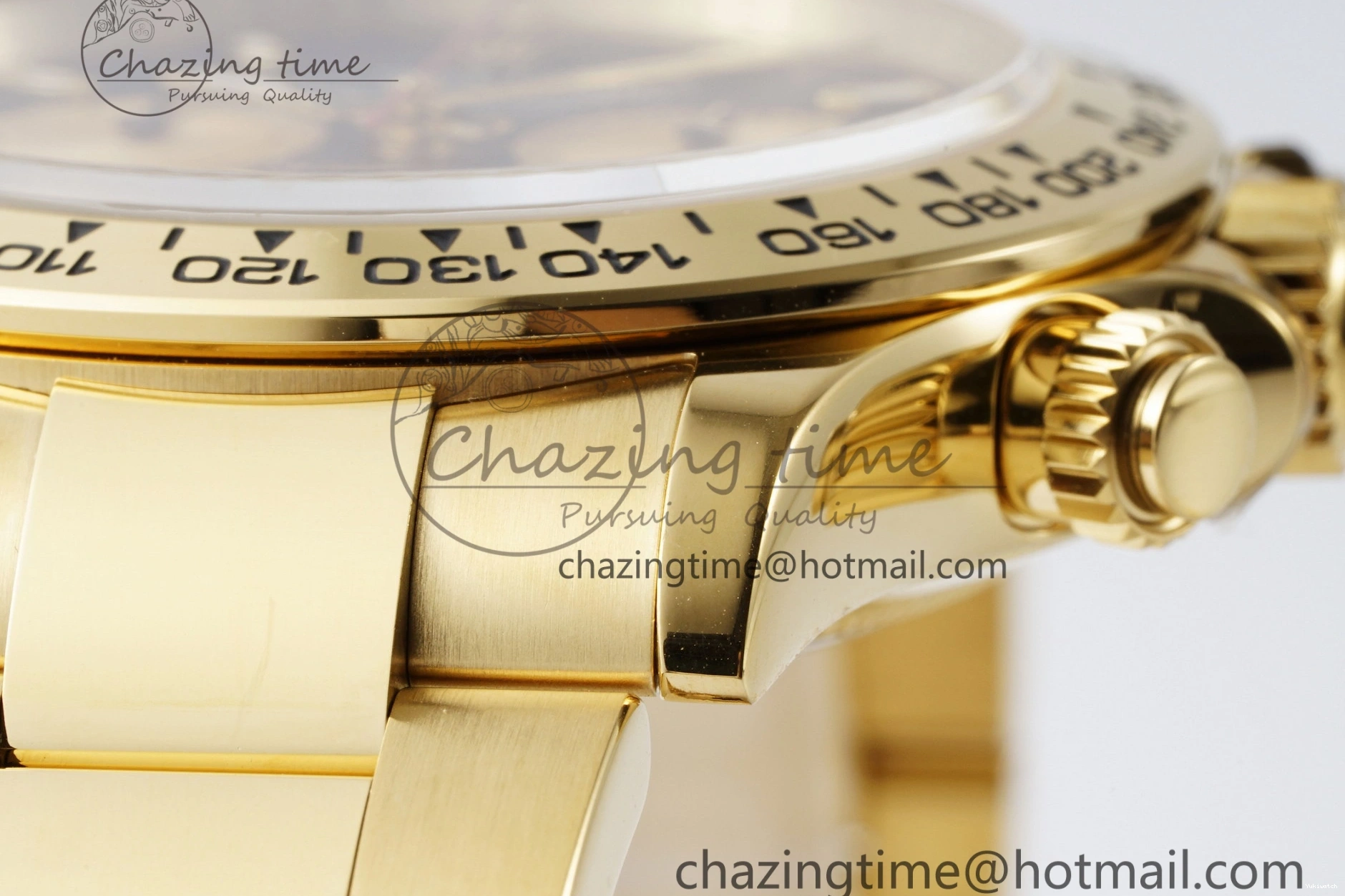 1:1 BTF Best SA4130 Daytona Black YG Bracelet Edition on 116508 YG Dial 0109